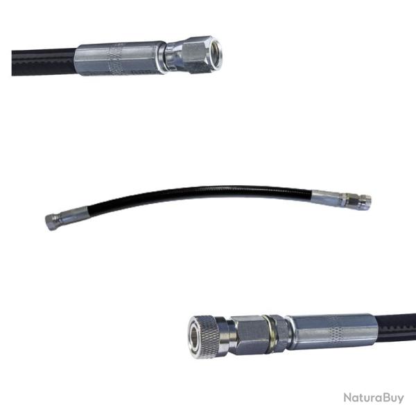 Flexible complet de gonflage 30cm Connectique Inox Femelle + Quick 330bars