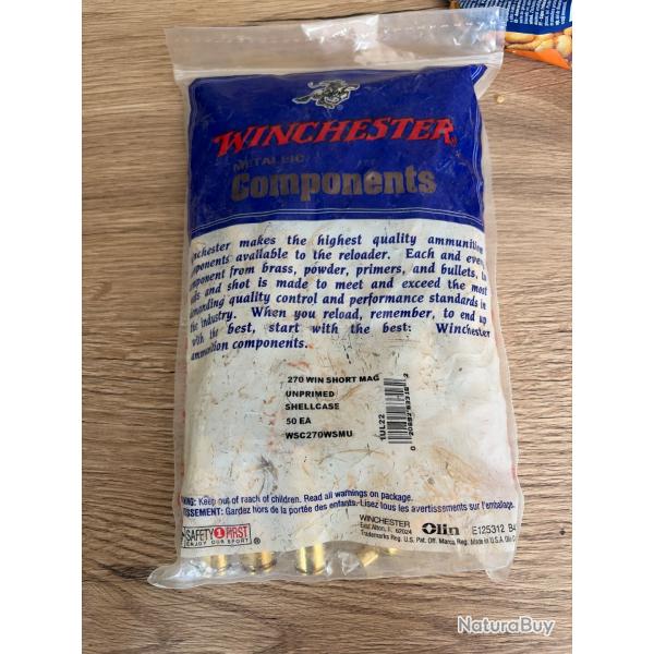 50 �tuis Winchester .270 Winchester Short Magnum (WSM) - Neufs - Non amorc�s