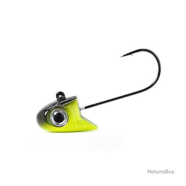 T�tes Plomb�es Mud Diger 15g - Md 90 - Par 2 Jaune/noir