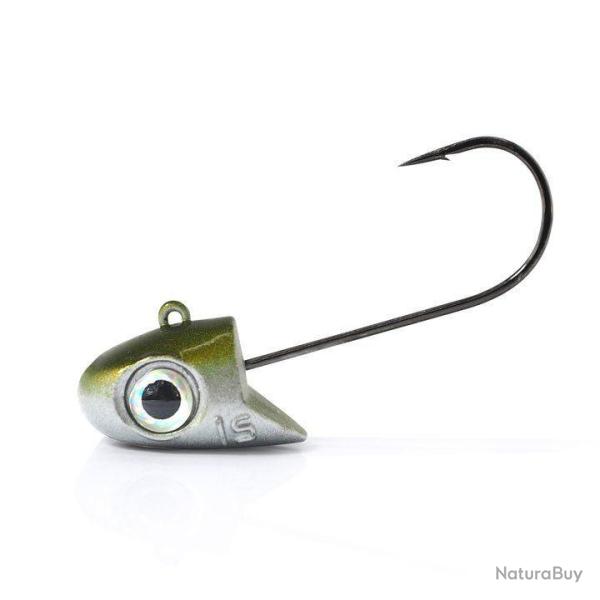 T�tes Plomb�es Mud Diger 15g - Md 90 - Par 2 Kaki