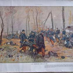 Lot de 4 affiches du magazine "L'illustration " WW1