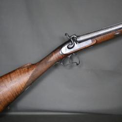 Fusil de chasse de fort calibre &agrave; canons juxtapos&eacute;s &agrave; percussion- Circa 1850