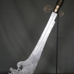 Sabre de prestige dit Hwi - B&eacute;nin, culture Fon, 2nde moiti&eacute; 19&egrave;me d&eacute;but 20&egrave;me si&egrave;cle