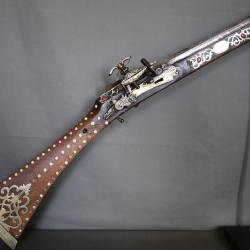 1837, prise de Constantine - Fusil &agrave; silex Alg&eacute;rien moukhala