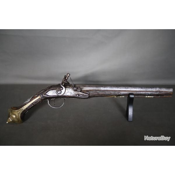 Pistolet � silex oriental - Travail des Balkans Ottomans, 19�me si�cle (2)