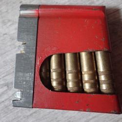 Lame chargeur pour manipulation + 6 cartouches en laiton pour G11, K11 ou K31 (C2)