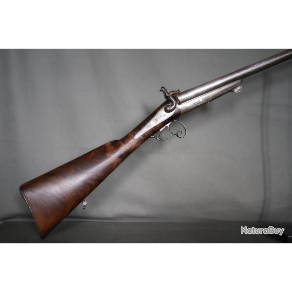 Fusil de chasse de luxe calibre 16 � broche type lefaucheux - 2nde moiti� 19�me si�cle (2)