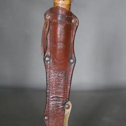 Couteau traditionnel de chasse Finlandais dit Puuko - Finlande, D&eacute;but 20&egrave;me si&egrave;cle