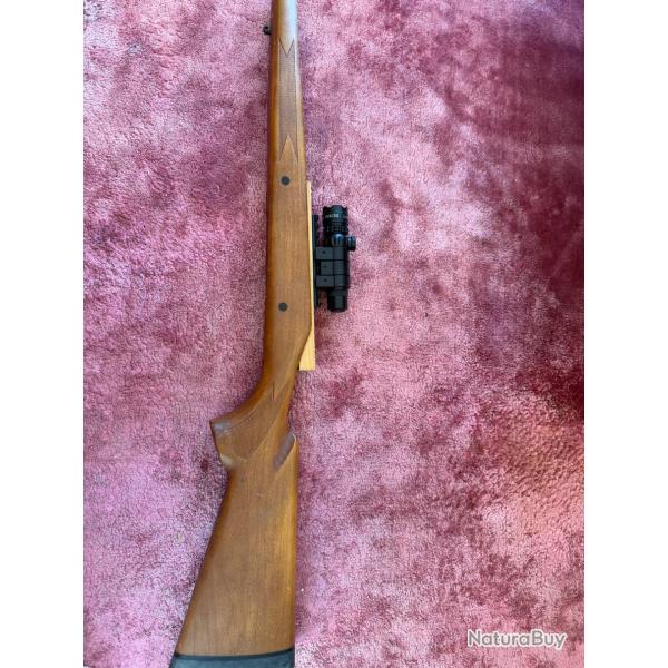 Viseur Laser Point Rouge , mont� sur crosse Remington 700 . Instruction au tir .