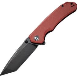 Couteau Civivi Brazen Linerlock Lame Acier D2 Manche G10 Bordeaux WLMC2023B
