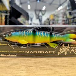 Leurre souple Megabass Mag Draft Hasu raver Hot tiger