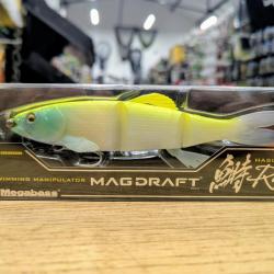 Leurre souple Megabass Mag Draft Hasu raver Ghost Chart Back