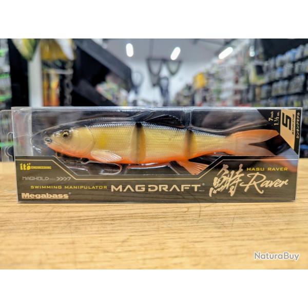 Leurre souple Megabass Mag Draft Hasu raver Sinking Ochi AYU