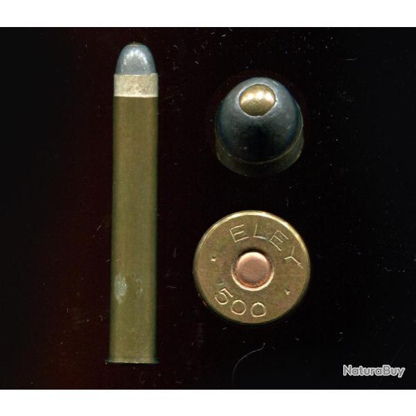 .500 x 3'' Express Black Powder - Balle Express plomb calepin� pte cuivre - marquage : ELEY � 500 �