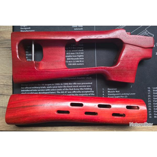 [GG] Kit d'habillage en bois pour SVD Dragunov [Pour s�rie WE-Tech SVD GBB] [Bois de pin]