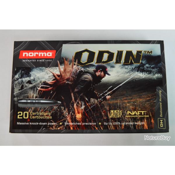 1 BOITE DE 20 MUNITIONS NORMA ODIN CALIBRE 9.3X62 14.9G/230GR NEUVE