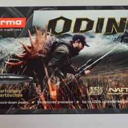 1 BOITE DE 20 MUNITIONS NORMA ODIN CALIBRE 11.7G/180GR NEUVE