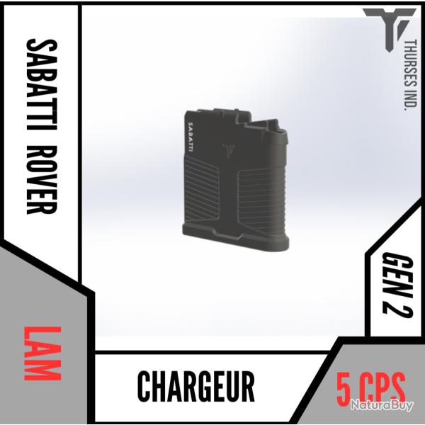 chargeur sabatti rover  5 coups la magnum Thurses Industries