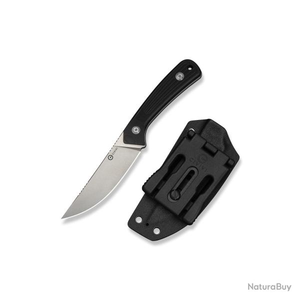 Couteau Civivi Carveth Lame Acier AEB-L Manche G10 Noir Etui Kydex CIVC250401