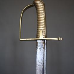 Sabre d'infanterie mod&egrave;le 1767 - France, consulat, 1er empire