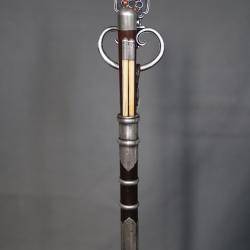 N&eacute;cessaire de voyage comprenant couteau et baguettes - Chine ou Mongolie, FIn 19&egrave;me d&eacute;but 20&egrave;me si&egrave;c
