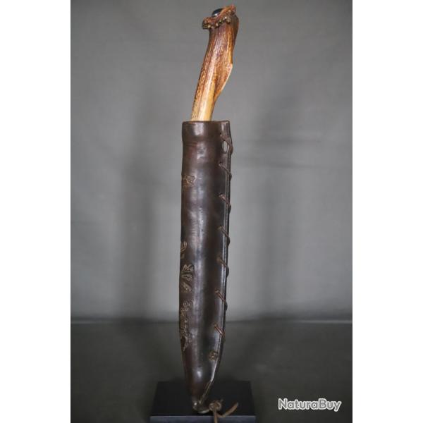 Grand couteau de chasse Sami - Laponie, d�but 20�me si�cle ou ant�rieur