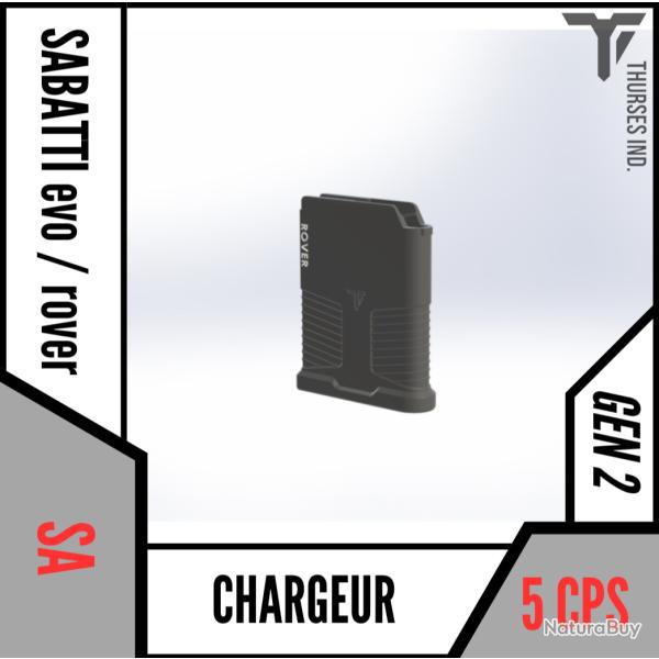 chargeur sabatti rover evo 5 coups sa Thurses Industries