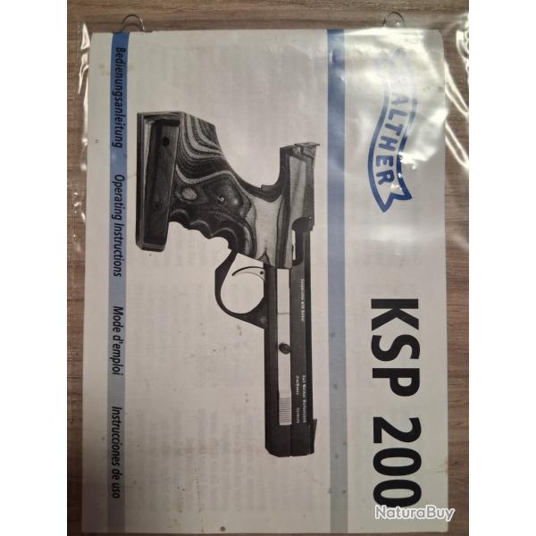 Mode emploi  Walther 200