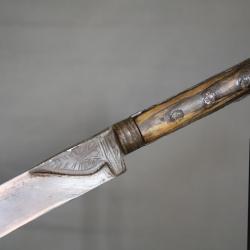 Sabre court dit yatagan - Empire Ottoman, probablement Alg&eacute;rie, 19&egrave;me si&egrave;cle