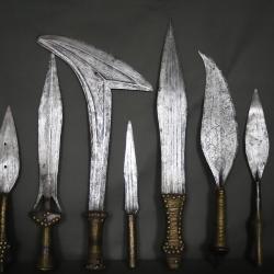 7 armes blanches Africaines, provenance Henry de Monfreid - Corne de l'Afrique, 1&egrave;re moiti&eacute; 20&egrave;me