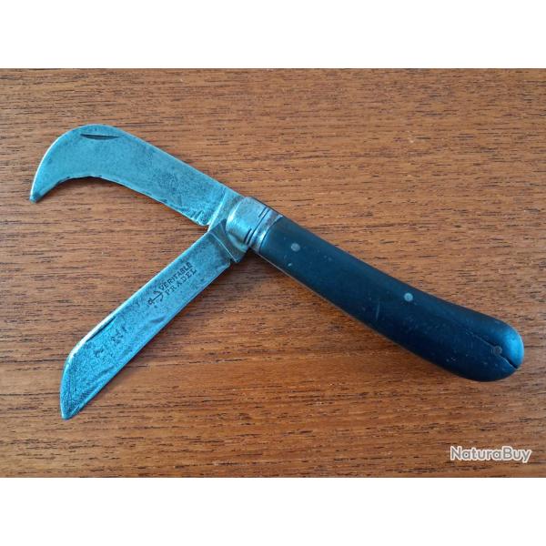 Couteau pliant deux lames, v�ritable pradel - France, d�but 20�me si�cle