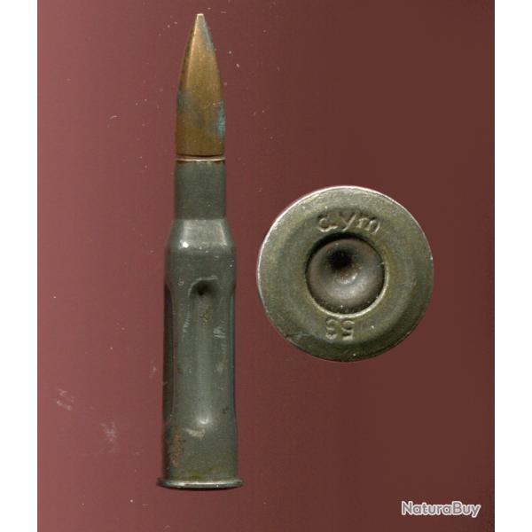 7.62 x 54 R Monsin Nagant - inerte manipulation - Production CZ  - marquage : aym 53