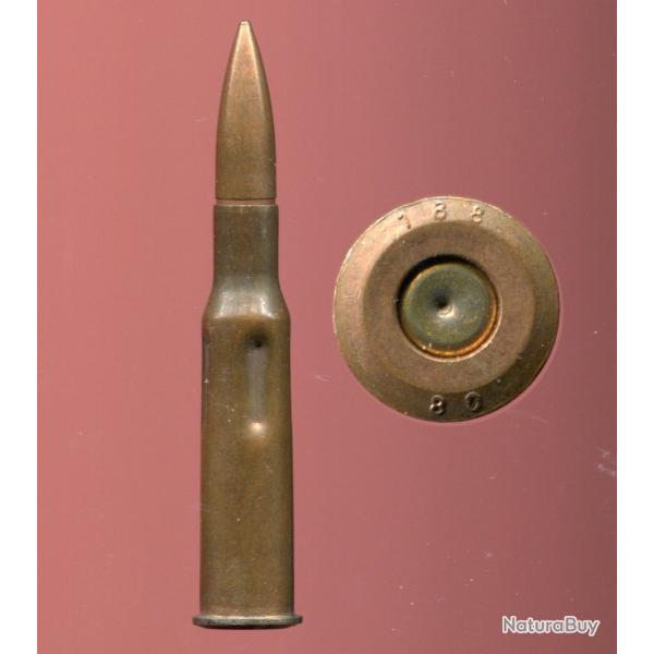 7.62 x 54 R Monsin Nagant - inerte manipulation - Production URSS - marquage : 188 80