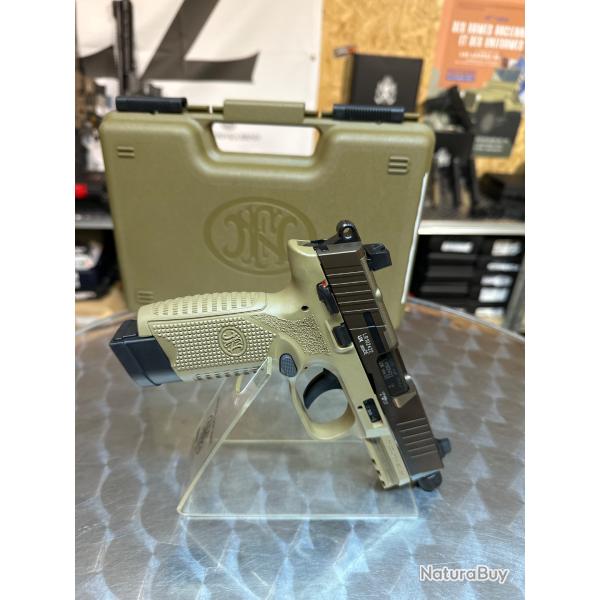 Pistolet FN502 FDE cal 22 lr