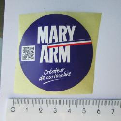 Autocollant  - MARY ARM Cr&eacute;ateur de cartouches - Sticker