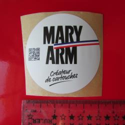 Autocollant  - MARY ARM Cr&eacute;ateur de cartouches - Stickers