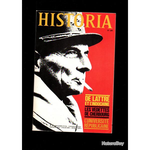 historia 289, de lattre et l'indochine , alexandre dumas, le si�cle de saint-louis, vedettes de cher