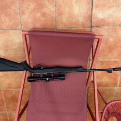 Carabine 22LR ROSSI avec lunette+2 chargeurs+ 1 bo&icirc;te de 100 balles neuve+housse