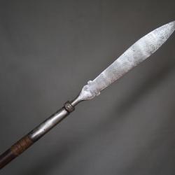 Arme d'hast (lance) Vietnamienne - Vietnam, 19&egrave;me si&egrave;cle d&eacute;but 20&egrave;me si&egrave;cle