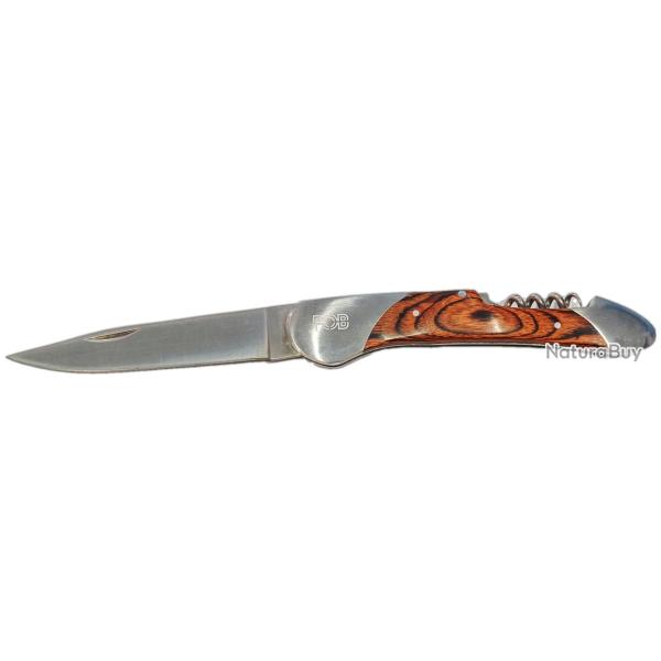 COUTEAU FOB avec tire-bouchon