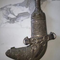 Dague arabe argent