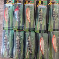 Lot de 10 leurres dur Milo lot 1