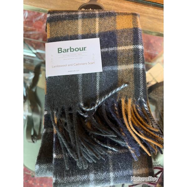 Barbour �charpe Classic tartan vert Laine & cachemire