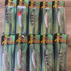 Lot de 10 leurres dur Milo lot 3