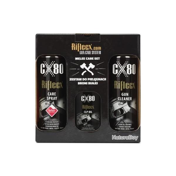 Kit d'entretien Riflecx pour armes set de 3 produits