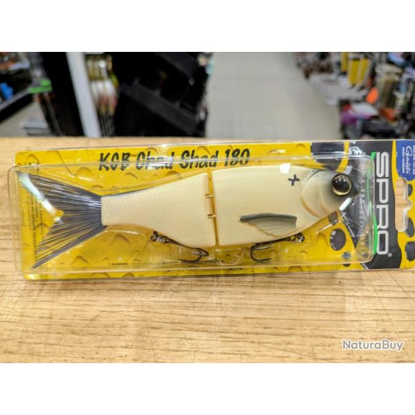 SWIMBAIT SPRO KGB CHAD SHAD 180 BONE