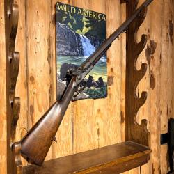 ENCHERES 1� - FUSIL A PERCUSSION - CAL 12 POUDRE NOIRE - A RESTAURER
