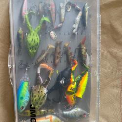 Lot leurres de p&ecirc;che carnassier
