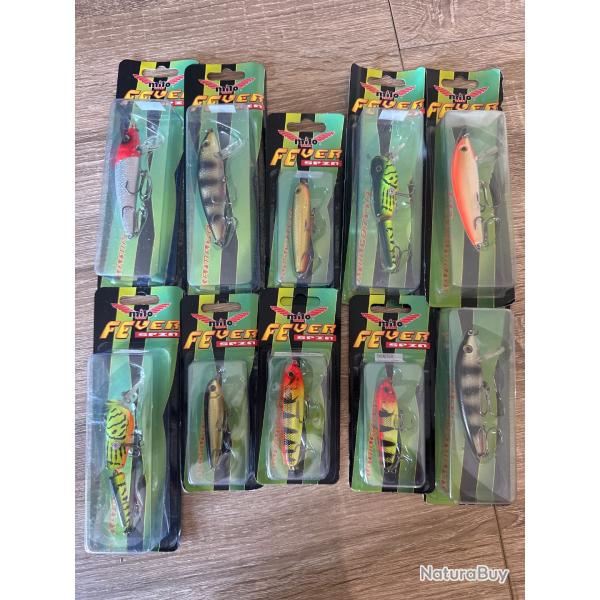 Lot de 10 leurres dur Milo lot 10