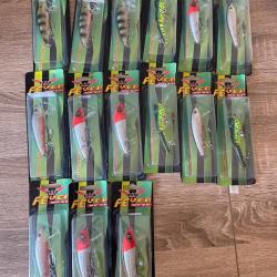 Lot de 15 leurres dur Milo lot 11
